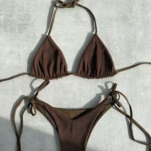 Koana Swim Naya String Bikini Ribbed Monday